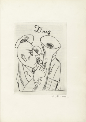 Max Beckmann. Plate (facing page 44) from Ebbi. 1924