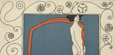Berthold Löffler. The Diseuse Marya Delvard (plate 2) from the First Theater Program of Kabarett Fledermaus (Cabaret Fledermaus). 1907