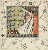 Fritz Zeymer. The Dancer Gertrude Barrison (plate 3) from the First Theater Program of Kabarett Fledermaus (Cabaret Fledermaus). 1907
