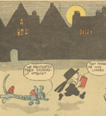 Lyonel Feininger. The Kin-der-Kids Nearly Loose Japansky from The Chicago Sunday Tribune. (August 12) 1906