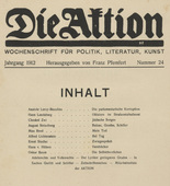 Die Aktion, vol. 2, no. 24. June 12, 1912