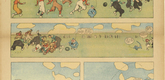 Lyonel Feininger. The Kin-der-Kids Visit a Football Match and Piemouth Enjoys Himself from The Chicago Sunday Tribune. (August 19) 1906