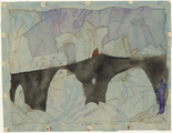 Lyonel Feininger. a. Two Anglers (Die beiden Angler) b. The Stern Bridge (Die Sternbrücke). 1916