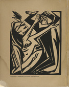 Constantin Mitschke-Collande. Frontispiece from Sezession Gruppe 1919. 1919