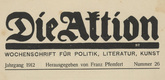 Die Aktion, vol. 2, no. 26. June 26, 1912