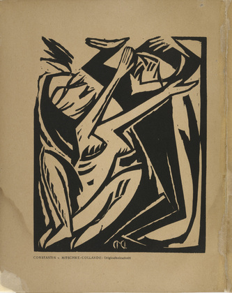 Constantin Mitschke-Collande. Frontispiece from Sezession Gruppe 1919. 1919
