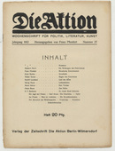 Die Aktion, vol. 2, no. 27. July 3, 1912