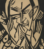 Otto Lange. Sermon to the Fish (Fischpredigt) (plate, [p. 15]) from Sezession Gruppe 1919. 1919