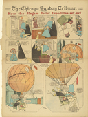 Lyonel Feininger. How the Jimjam Relief Expedition Set Out  from The Chicago Sunday Tribune. June 24, 1906