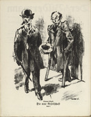 Ottomar Starke. The New Society: Plate 3 (Die neue Gesellschaft: Blatt 3) (plate, folio 22 verso) from the periodical Der Bildermann, vol. 1, no. 11 (September 1916). 1916