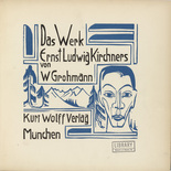 Ernst Ludwig Kirchner. Title Page (Titelblatt) from Das Werk Ernst Ludwig Kirchners. 1926