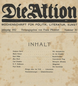 Die Aktion, vol. 2, no. 30. July 24, 1912