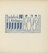 Ernst Ludwig Kirchner. The Work of E. L. Kirchner (Das Werk E.L. Kirchners) (plate, p. 7) from Das Werk Ernst Ludwig Kirchners. 1926