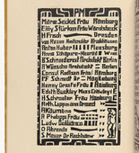 Ernst Ludwig Kirchner. PM (Passive Mitglieder) [PM (Passive Members)] (plate, folio 17 verso) from KG Brücke. 1910