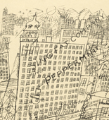 George Grosz. Memory of New York (Erinnerung an New York) from The First George Grosz Portfolio (Erste George Grosz-Mappe). (1915-16, published 1916-17)