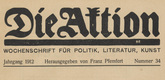 Die Aktion, vol. 2, no. 34. August 21, 1912