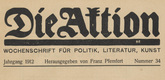 Die Aktion, vol. 2, no. 34. August 21, 1912