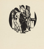 Ernst Ludwig Kirchner. Couple before Mirror (Paar vor Spiegel) (plate, p. 10) from Das Werk Ernst Ludwig Kirchners. 1926