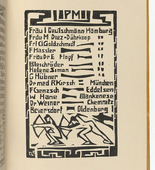 Ernst Ludwig Kirchner. PM (Passive Members) [PM (Passive Mitglieder)] (plate, folio 18) from KG Brücke. 1910