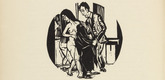 Ernst Ludwig Kirchner. Couple before Mirror (Paar vor Spiegel) (plate, p. 10) from Das Werk Ernst Ludwig Kirchners. 1926