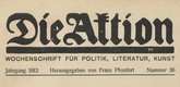 Die Aktion, vol. 2, no. 36. September 4, 1912