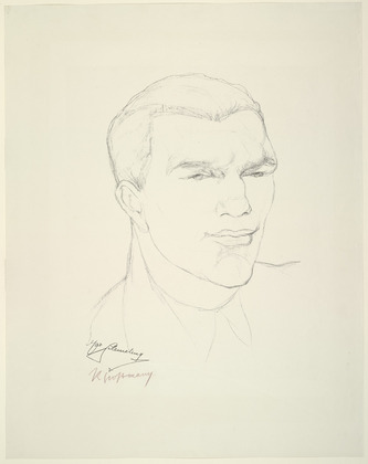 Rudolf Grossmann. Portrait of Max Schmeling. (c. 1927-1932)