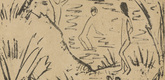 Otto Mueller. Beach (Strand) (plate, preceding p. 1) from the periodical Das Kunstblatt, vol. 3, no. 1 (Jan 1919). 1919 (print executed 1918)