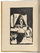 Ernst Ludwig Kirchner. Bath House (Badehaus) (plate, folio 2 verso)  from KG Brücke. 1910
