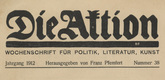 Die Aktion, vol. 2, no. 38. September 18, 1912