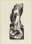 Conrad Felixmüller. Mother (Mutter) (plate, preceding p. 65) from the periodical Das Kunstblatt, vol. 3, no. 3 (Mar 1919). 1919 (print executed 1918)