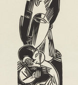 Conrad Felixmüller. Mother (Mutter) (plate, preceding p. 65) from the periodical Das Kunstblatt, vol. 3, no. 3 (Mar 1919). 1919 (print executed 1918)