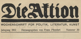 Die Aktion, vol. 2, no. 39. September 25, 1912