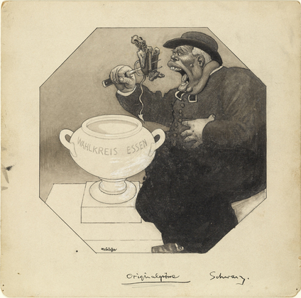 Lyonel Feininger. Essen Voting District (Wahlkreis Essen). (c. 1904-1905)