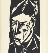Werner Gothein. Smoker (Raucher) (plate, preceding p. 129) from the periodical Das Kunstblatt, vol. 3, no. 5 (May 1919). 1919