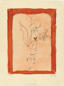 Paul Klee. A Guardian Angel Serves a Small Breakfast (Ein Genius serviert ein kleines Frühstück) from the yearbook Die Freude: Blätter einer neuen Gesinnung (Joy: Papers for a New Consciousness). 1920