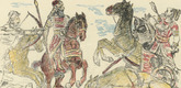 Lovis Corinth. Warrior Scene (Kriegerszene) (plate, folio 4) from Das Buch Judith (The Book of Judith). 1910