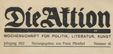 Die Aktion, vol. 2, no. 41. October 9, 1912