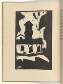 Karl Schmidt-Rottluff. House in the Park (Haus im Park) (plate, folio 9 verso) KG Brücke. 1910