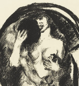 Lovis Corinth. Letter K (Buchstabe K) from the illustrated book in portfolio form The ABCs (Das ABC). (1916, published 1917)