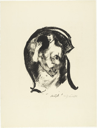 Lovis Corinth. Letter K (Buchstabe K) from the illustrated book in portfolio form The ABCs (Das ABC). (1916, published 1917)