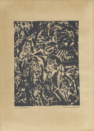 Otto Gleichmann. Untitled (plate, preceding p. 193) from the periodical Das Kunstblatt, vol. 3, no. 7 (July 1919). 1919