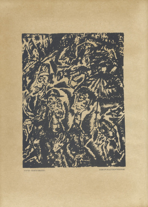 Otto Gleichmann. Untitled (plate, preceding p. 193) from the periodical Das Kunstblatt, vol. 3, no. 7 (July 1919). 1919