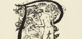 Lovis Corinth. Letter P (Buchstabe P) from the illustrated book in portfolio form The ABCs (Das ABC). (1916, published 1917)