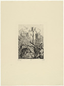 Otto Dix. Abandoned Position near Neuville (Verlassene Stellung bei Neuville) from The War (Der Krieg). (1924)