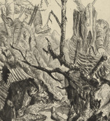 Otto Dix. Abandoned Position near Neuville (Verlassene Stellung bei Neuville) from The War (Der Krieg). (1924)