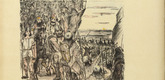 Lovis Corinth. The Army of Holofernes (Das Heer des Holofernes) (in-text plate, folio 6) from Das Buch Judith (The Book of Judith). 1910