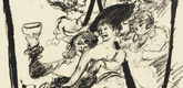 Lovis Corinth. Letter W (Buchstabe W) from the illustrated book in portfolio form The ABCs (Das ABC). (1916, published 1917)