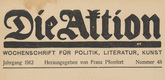 Die Aktion, vol. 2, no. 48. November 27, 1912