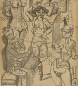 Rudolf Schlichter. Dance (Tanz) (plate, preceding p. 97) from the periodical Das Kunstblatt, vol. 4, no. 4 (Apr 1920). 1920  (print executed 1919)
