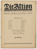 Die Aktion, vol. 2, no. 50. December 11, 1912